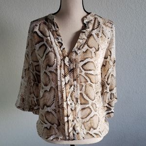 A.N.A snake print blouse